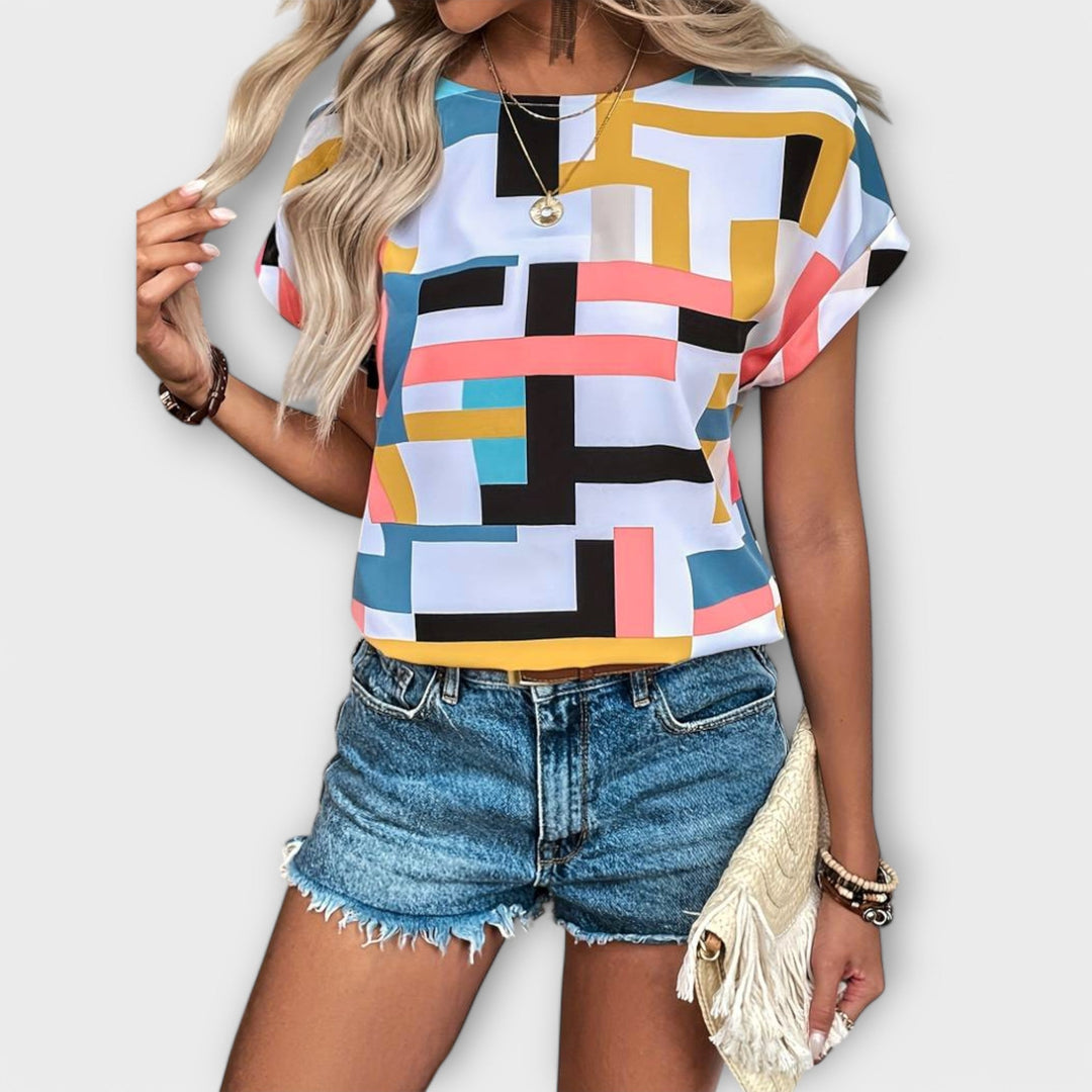 Chloe | Blusa de manga corta