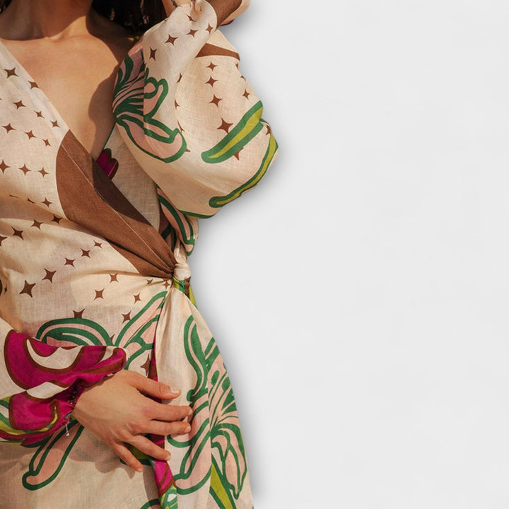 Tracey | Vestido maxi con lazo