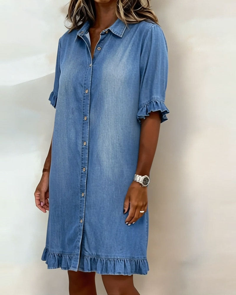Frida | Vestido camisero vaquero