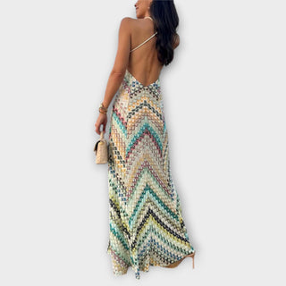 Remi | Vestido maxi de punto en espiga
