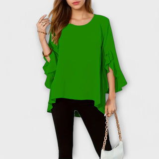 Sagrario | Blusa de primavera con cuello redondo