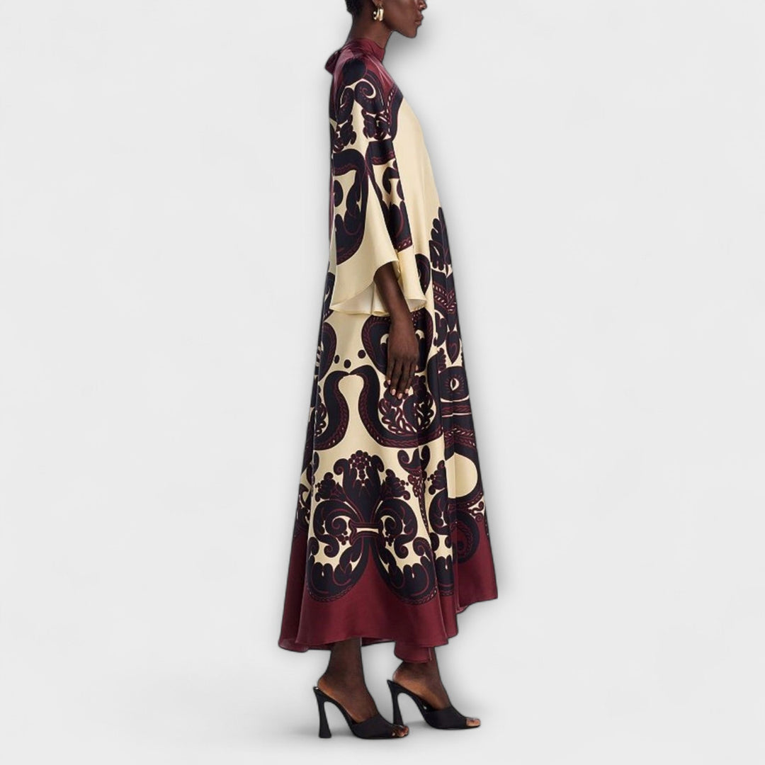 Lucy | Vestido maxi estampado