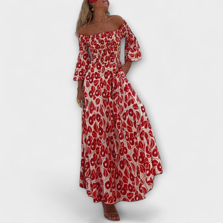 Iciar | Vestido maxi de hombros descubiertos
