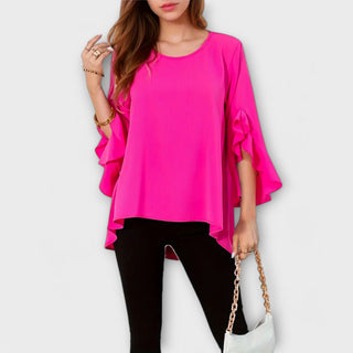 Sagrario | Blusa de primavera con cuello redondo