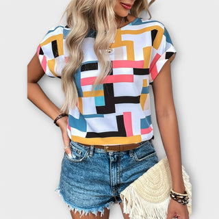 Chloe | Blusa de manga corta