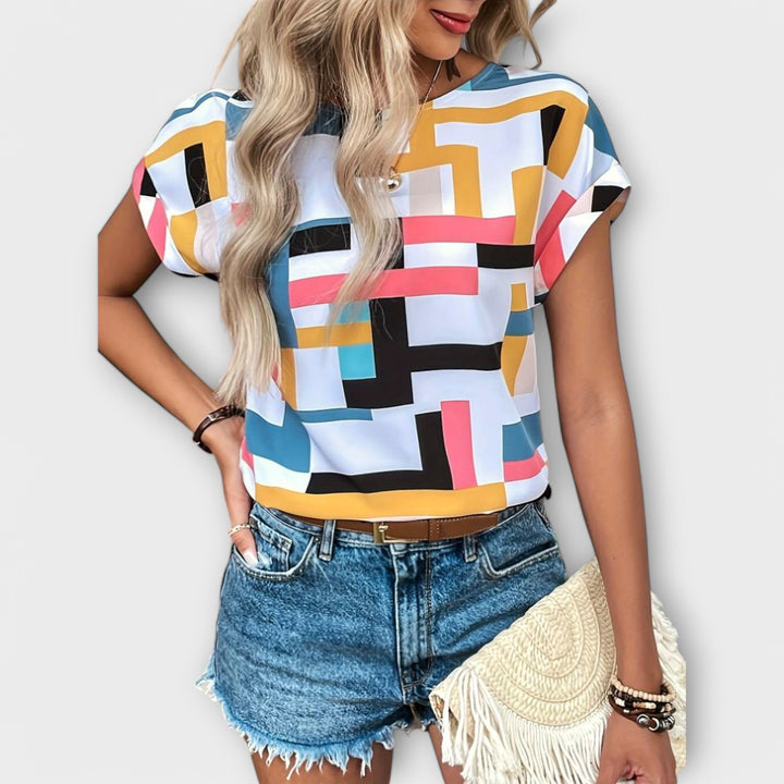 Chloe | Blusa de manga corta