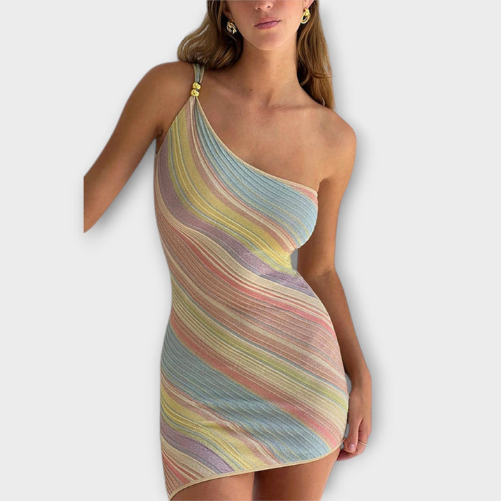 Lucrecia | Vestido mini de un hombro