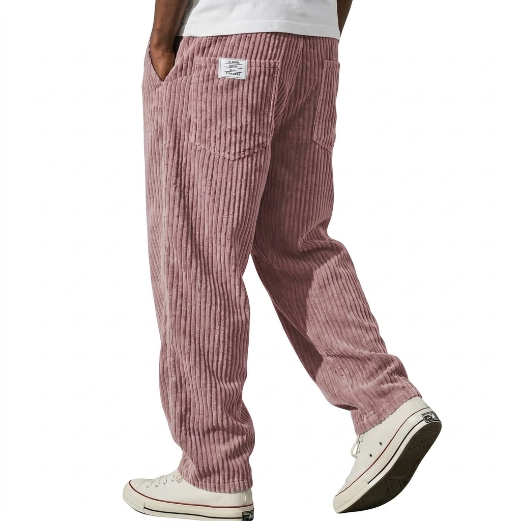 Varel | Pantalón de pana con cintura elástica