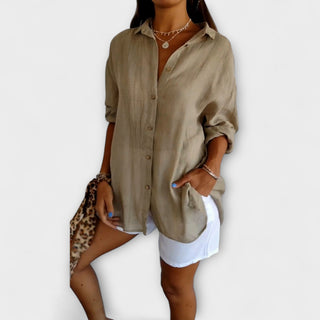 Saskia | Blusa elegante con pliegues