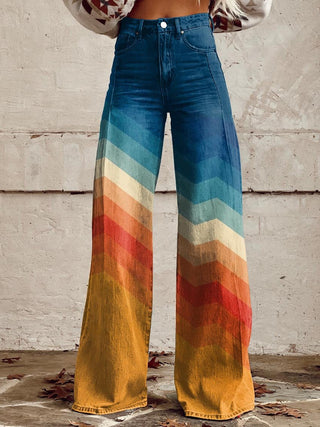 Micaela | Pantalón retro en zigzag