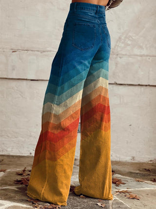 Micaela | Pantalón retro en zigzag