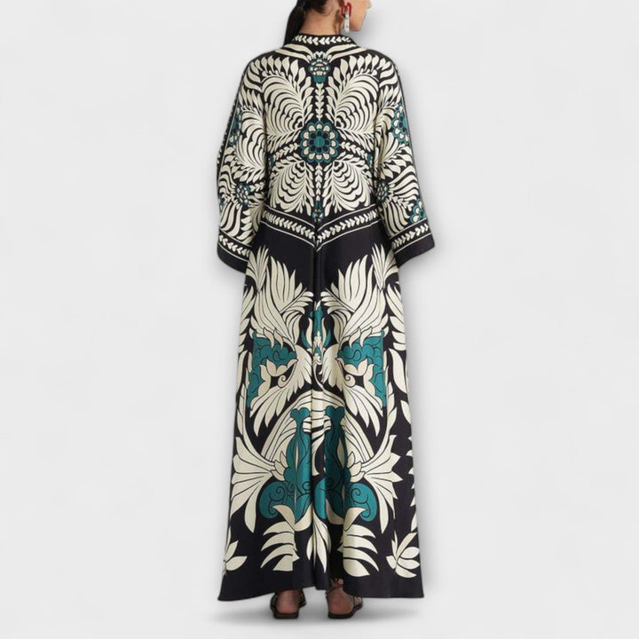 Perla | Vestido maxi floral