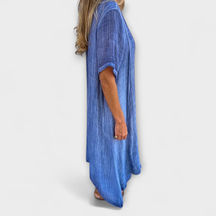 Juliette | Vestido de algodón y lino
