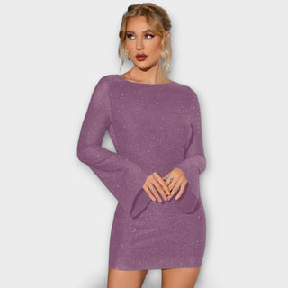 Janira | Vestido con lentejuelas y espalda descubierta