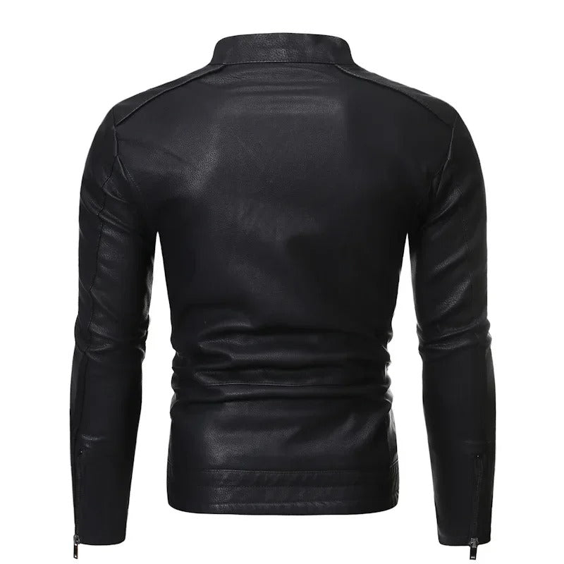 Luis | Chaqueta elegante efecto piel