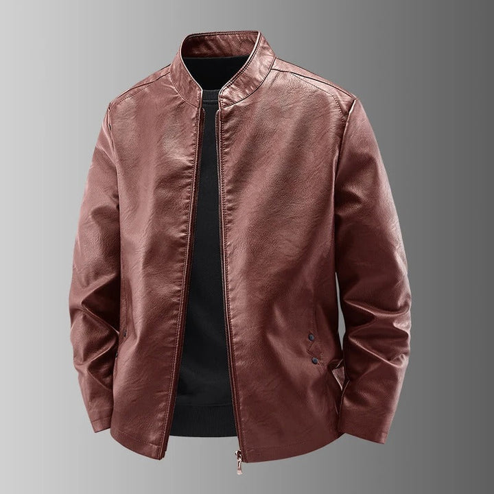 Juan | Chaqueta motera efecto piel