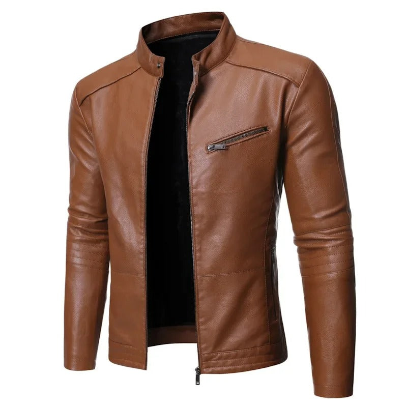 Luis | Chaqueta elegante efecto piel