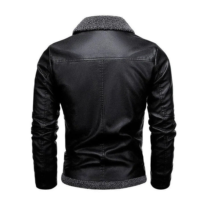Mateo | Chaqueta efecto piel con forro de felpa