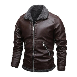 Mateo | Chaqueta efecto piel con forro de felpa