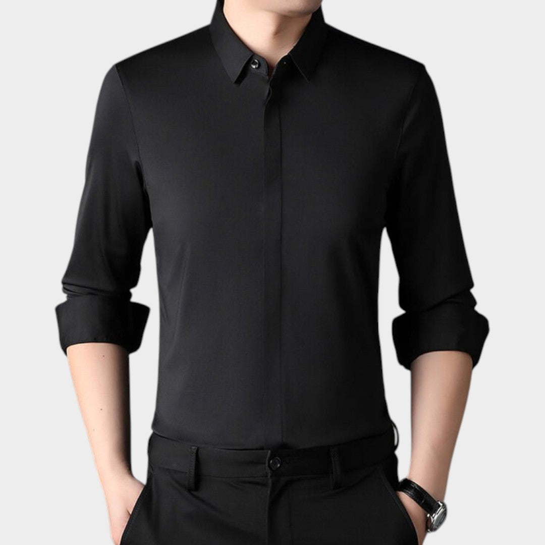 Mitchel | Camisa elástica sin arrugas