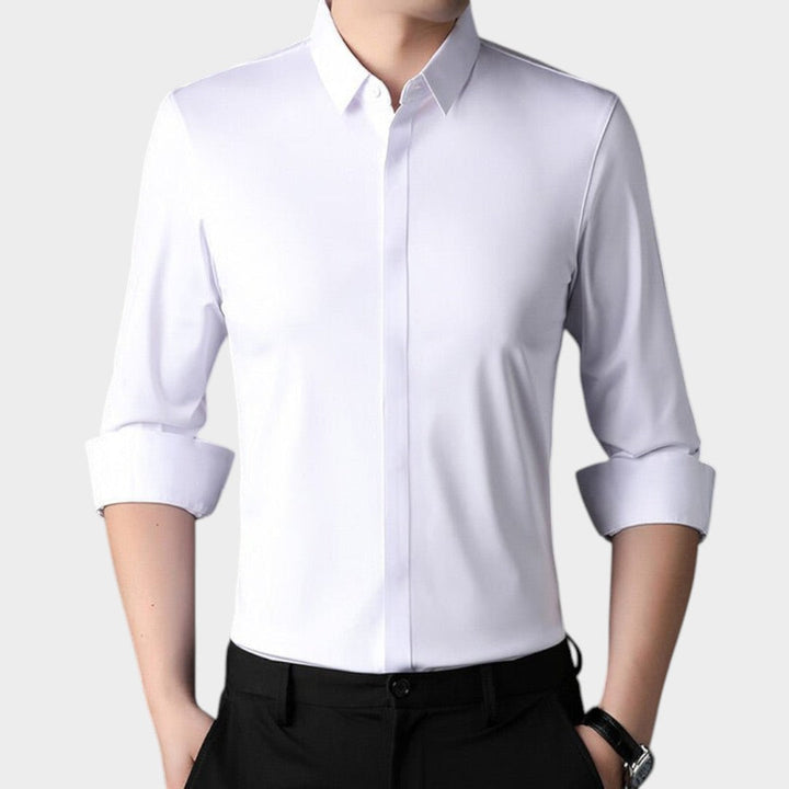 Mitchel | Camisa elástica sin arrugas