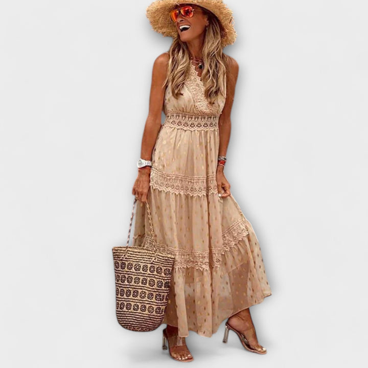 Lola | Vestido maxi boho de encaje