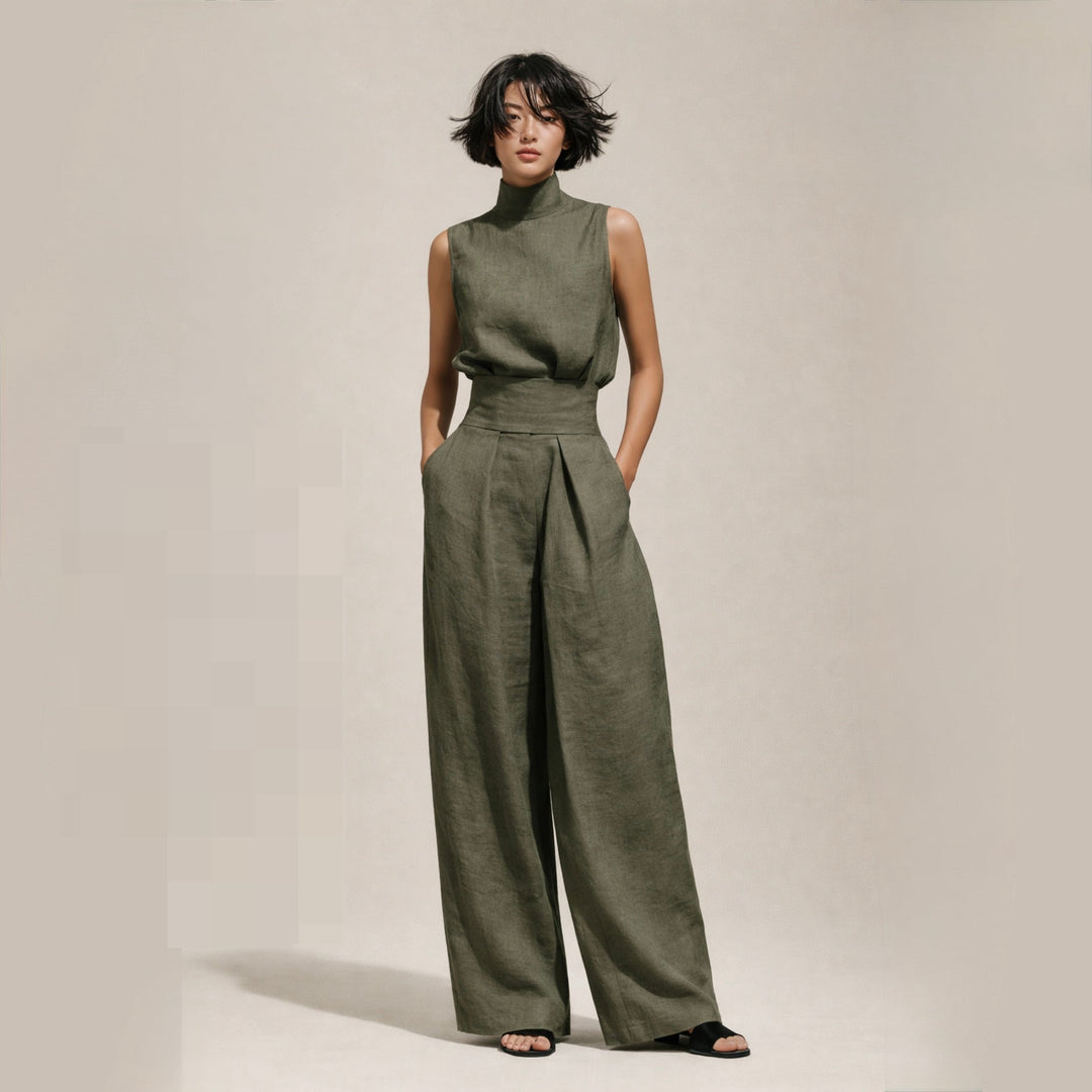 Elisa | Mono elegante de cintura alta
