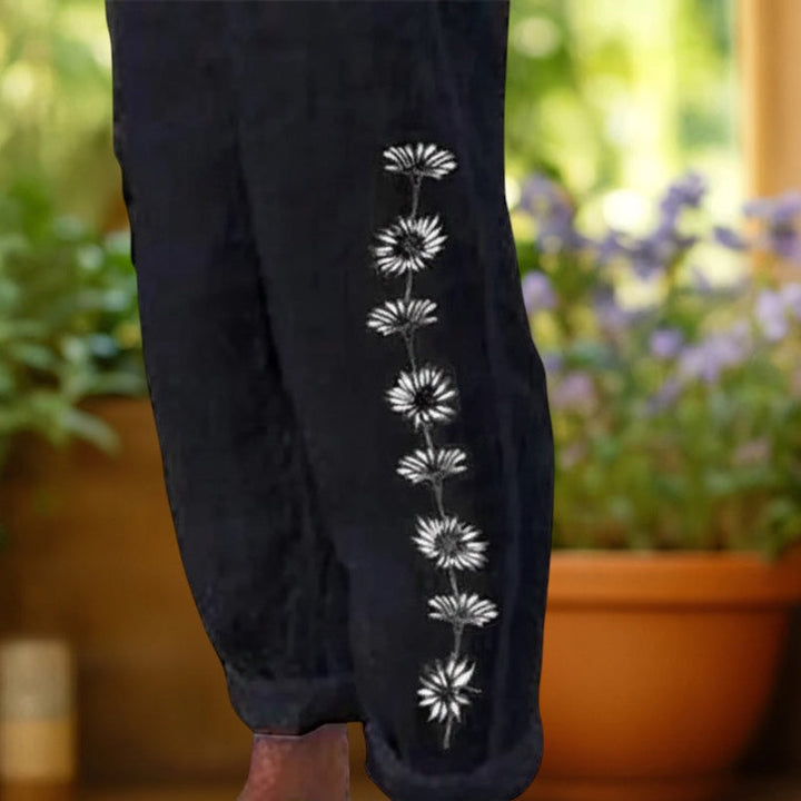 Norma | Pantalón holgado floral