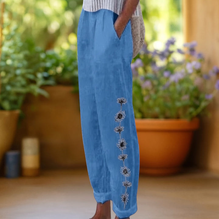 Norma | Pantalón holgado floral