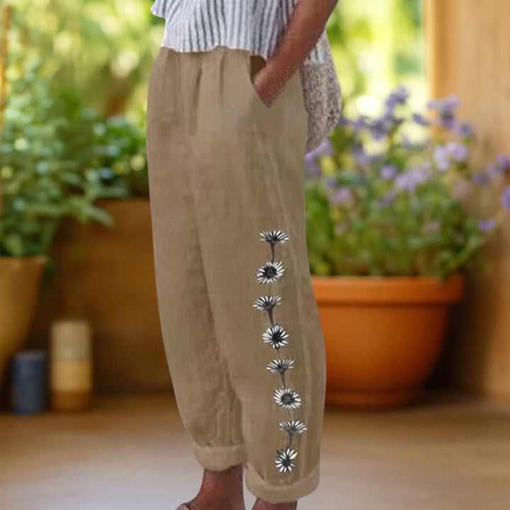 Norma | Pantalón holgado floral