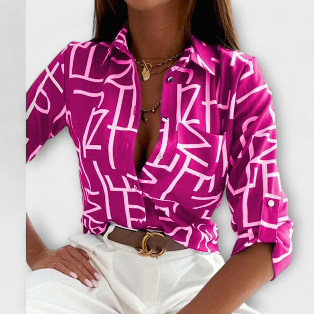 Clementina | Blusa con cuello clásico