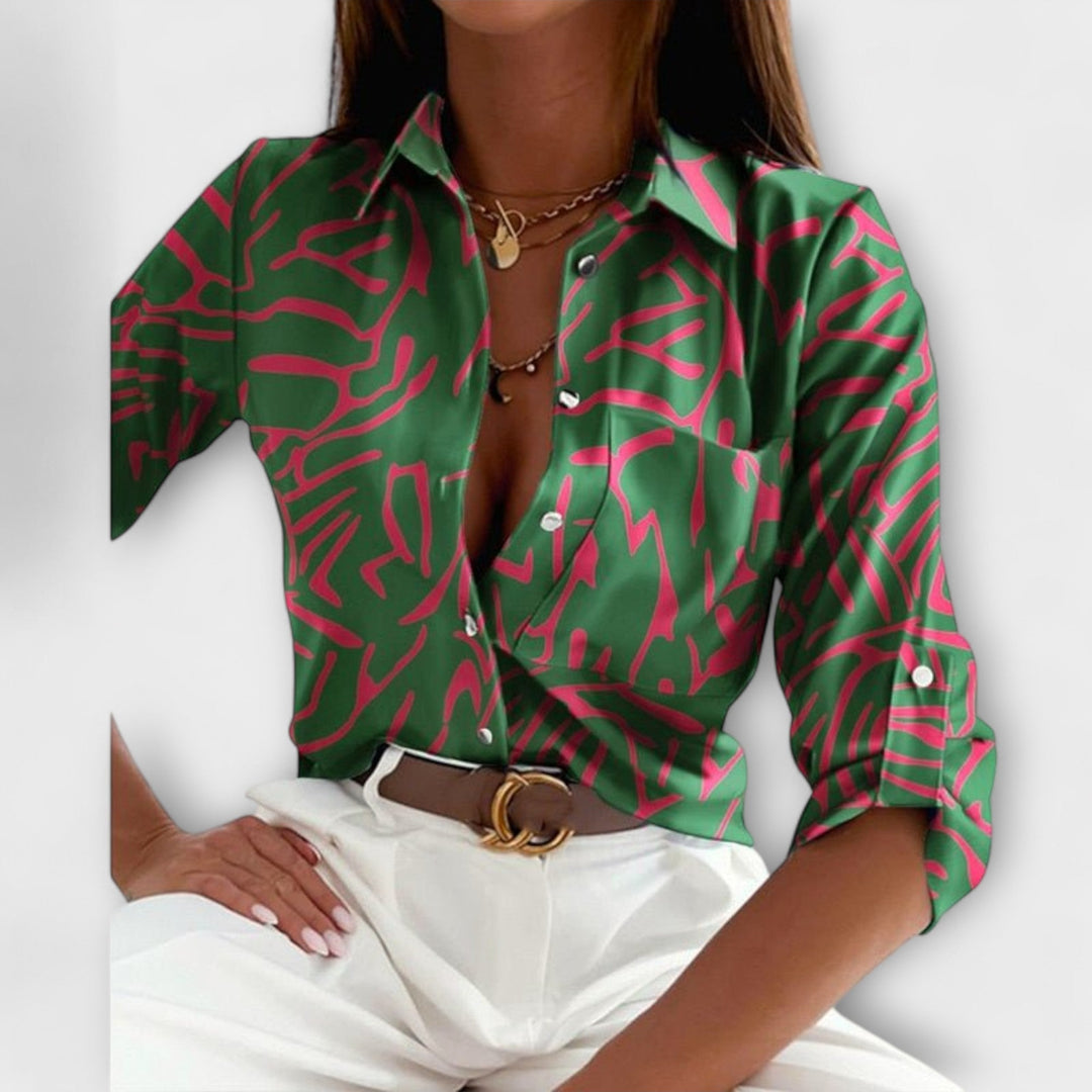 Clementina | Blusa con cuello clásico
