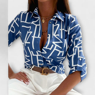 Clementina | Blusa con cuello clásico