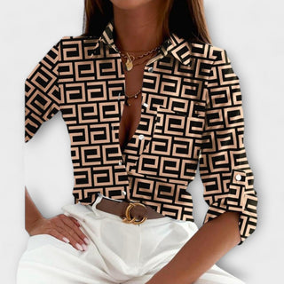 Clementina | Blusa con cuello clásico