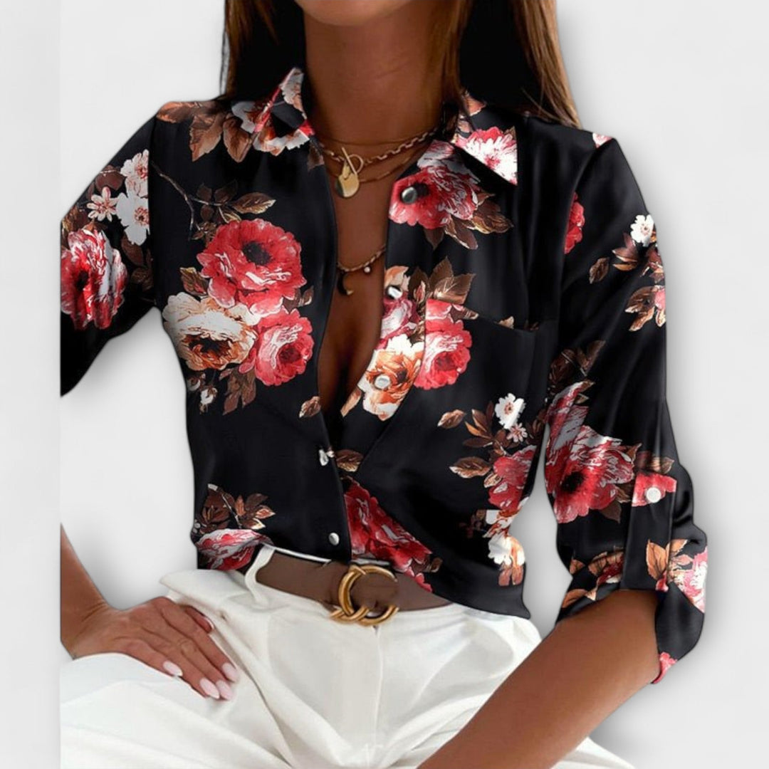 Clementina | Blusa con cuello clásico