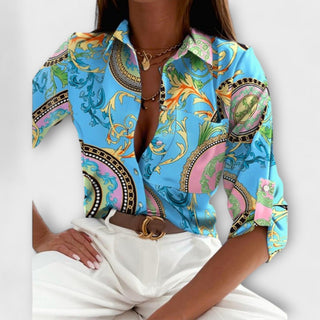 Clementina | Blusa con cuello clásico
