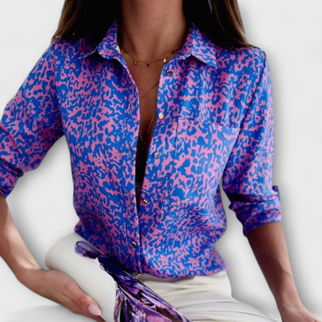 Clementina | Blusa con cuello clásico