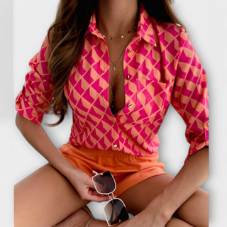 Clementina | Blusa con cuello clásico