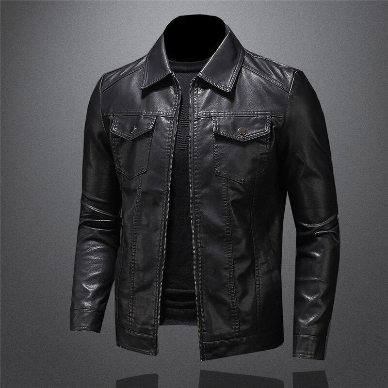 Sergio | Chaqueta efecto piel